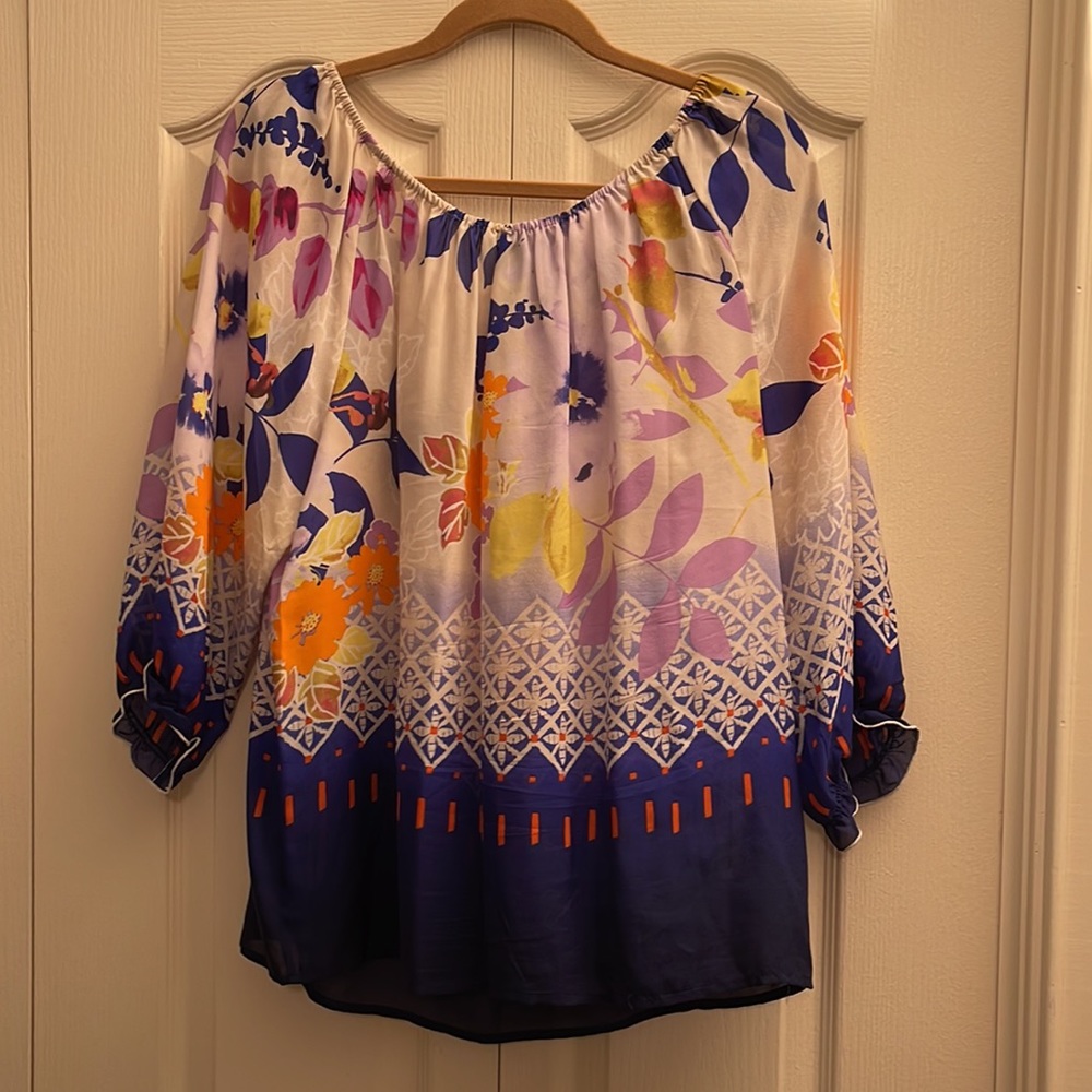 Anthropologie Silk Blouse - Picture 6 of 7